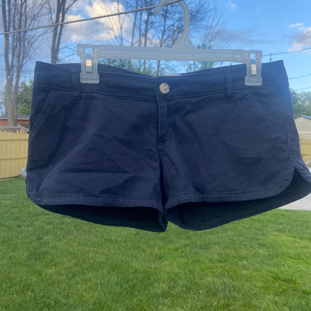 Navy Hollister Cotton Shorts